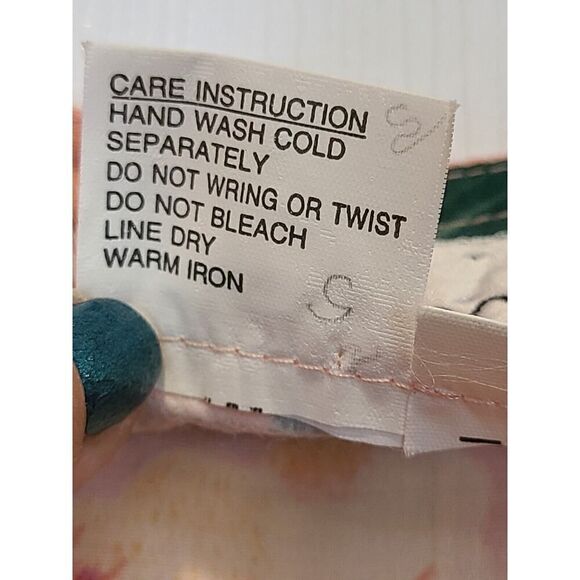 Sandro Jumpsuit, Tropical Hibiscus Floral Button Front Tie Back Wide Leg | 12 - Picture 5 of 12